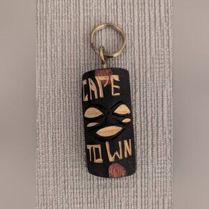 Cape Town Wooden Keychain